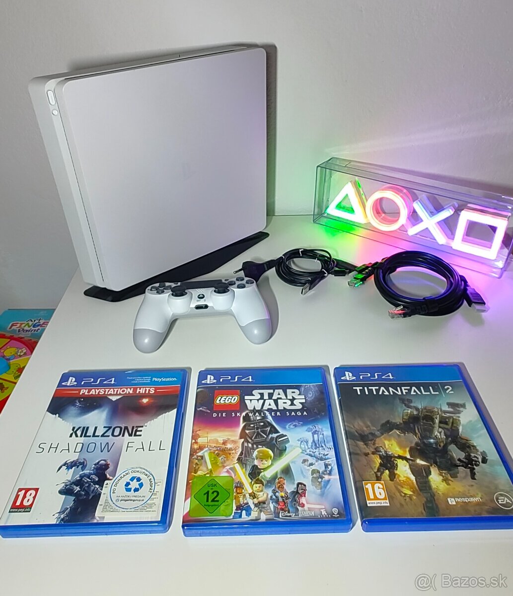 Predám PS4 Slim White