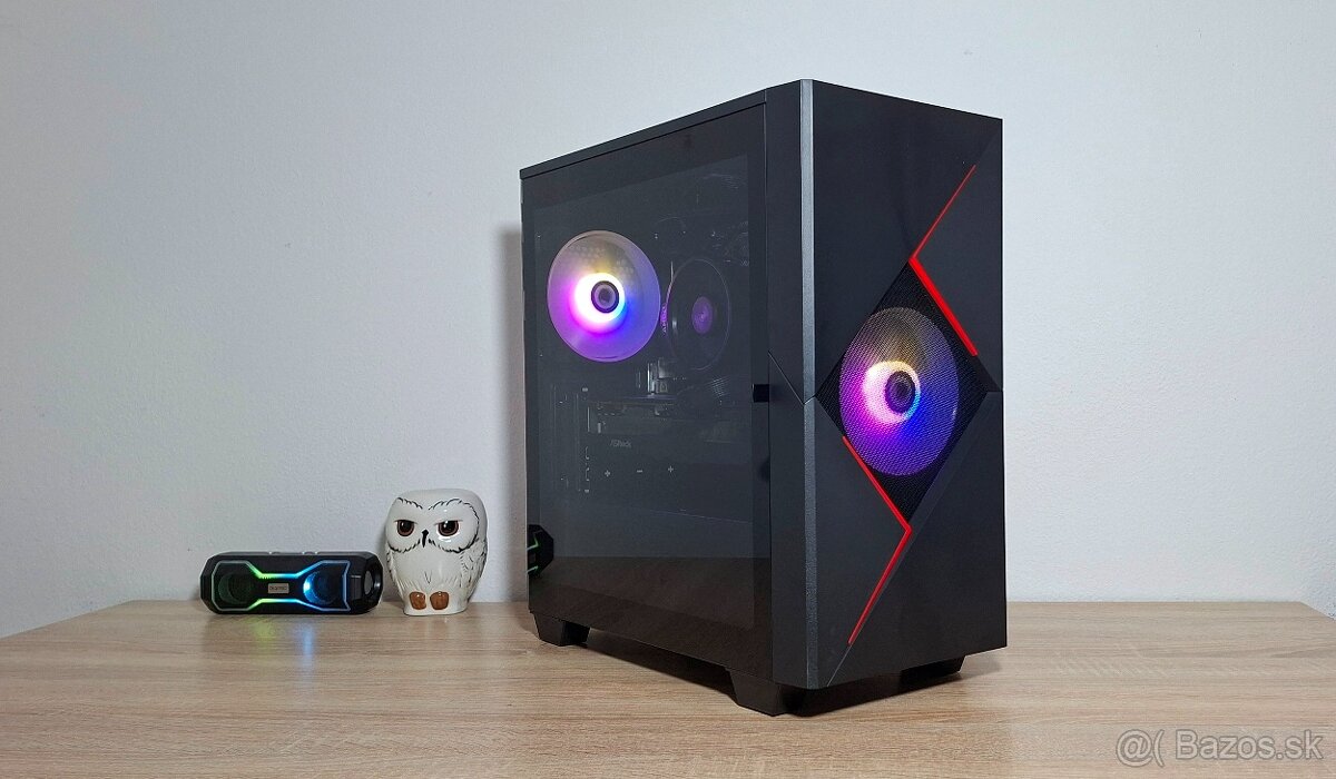 Herný pc 6jadro RYZEN 5 5500/512gb NVME/RX5700XT 8GB
