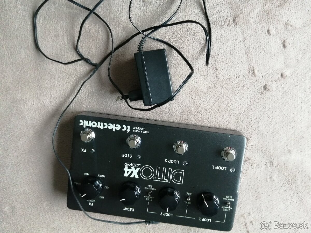 Tc electronics ditto X4 looper s adaptérom
