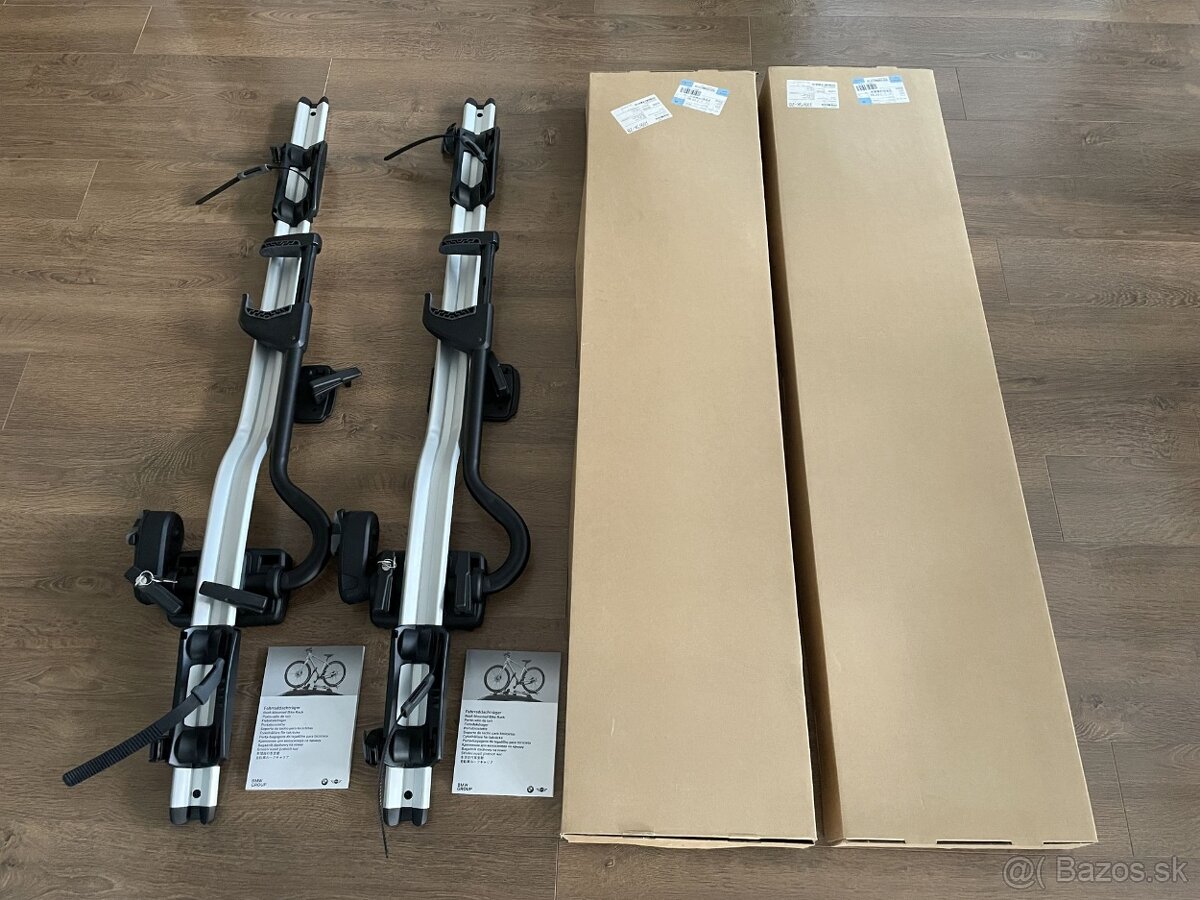 Predám strešné nosiče bicyklov - BMW