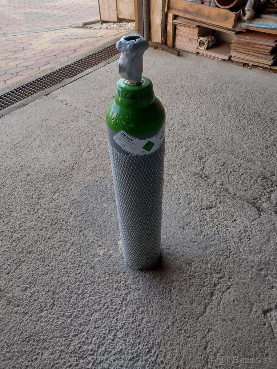 Fľaša Argon/CO2 +manometer