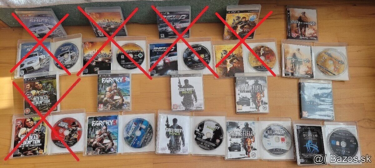 Predam hry na PS3