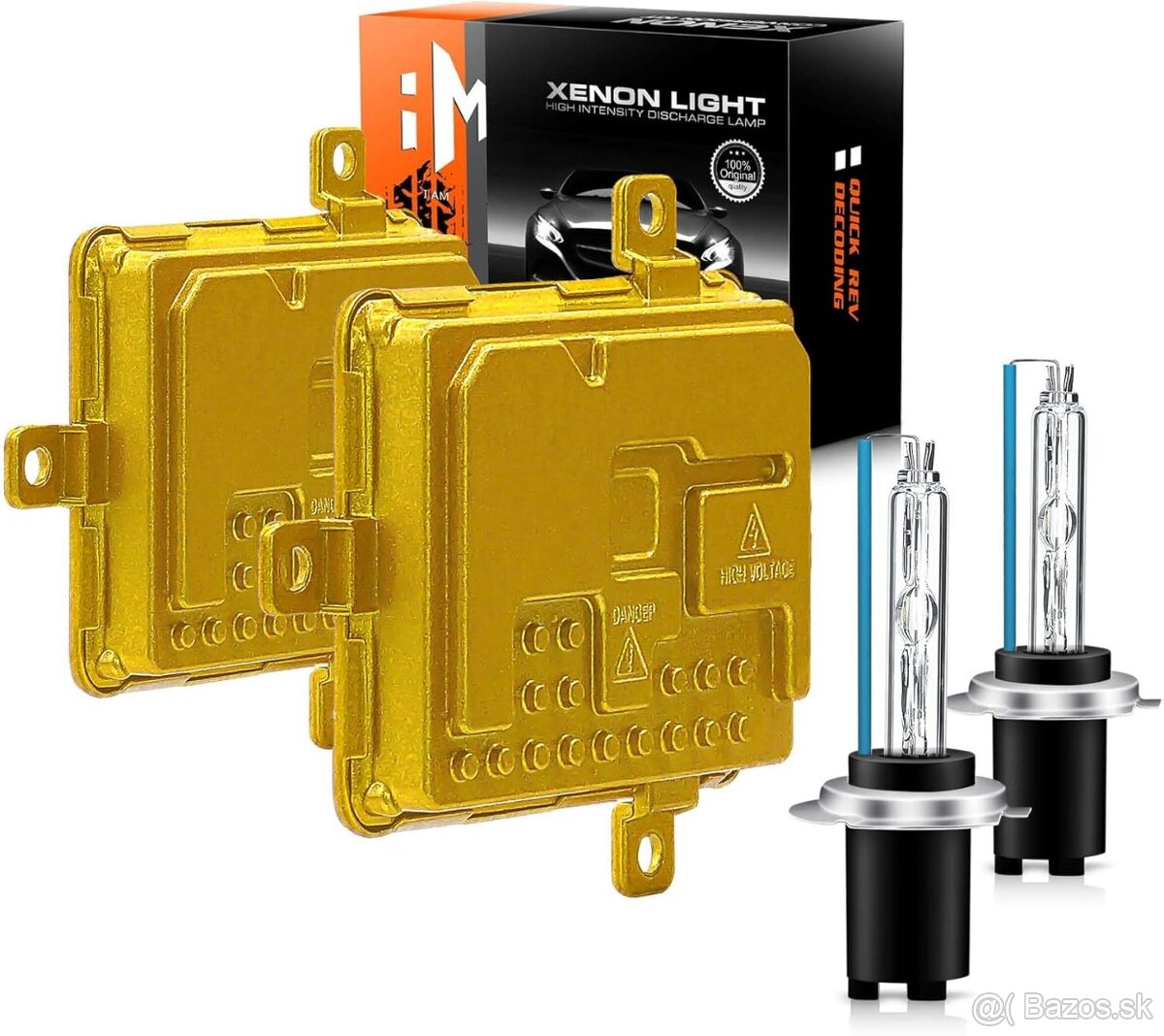 Wattstar, Xenon H7 6000 K, 55 W, Xenon biela, so zbernicou,