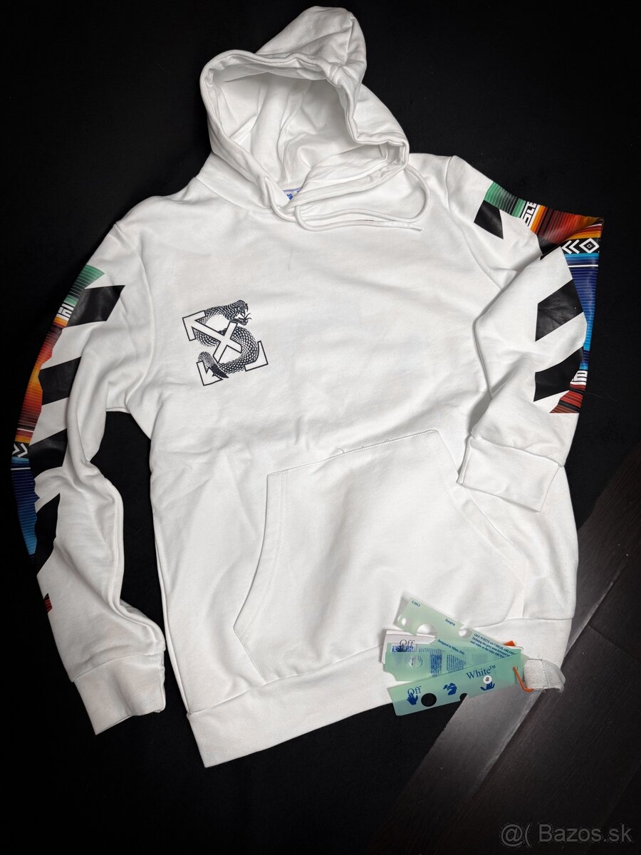 Off White Mikina s kapucňou (S,M)