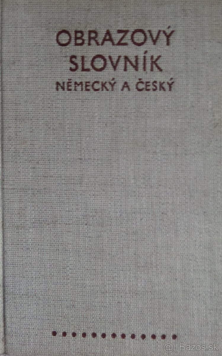 Obrazový slovník německý a český