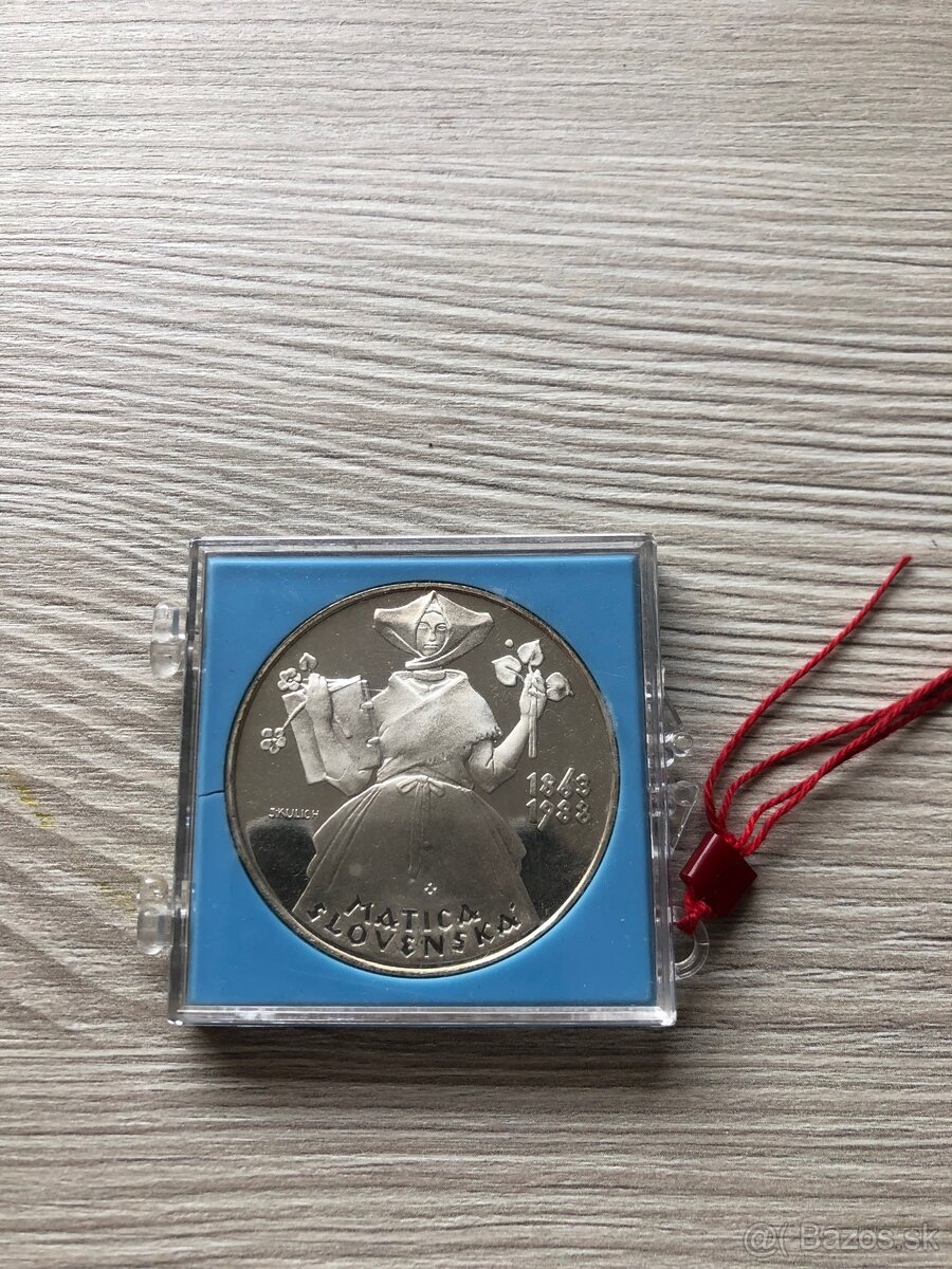 500 Kčs 1988 Matica Slovenská PROOF