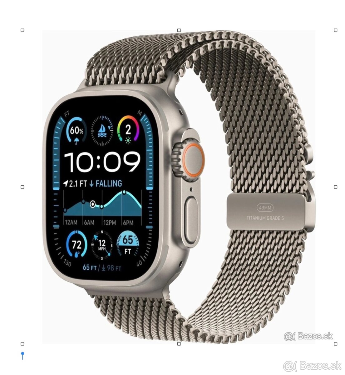 Predám Apple watch Utra 2 prírodný titán