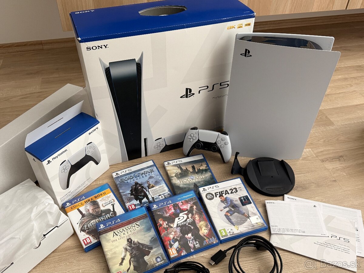 PlayStation 5 s mechanikou + 6 hier | TOP stav