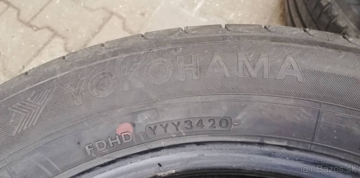Pneumatiky letné 2ks -YOKOHAMA 225/60/R18