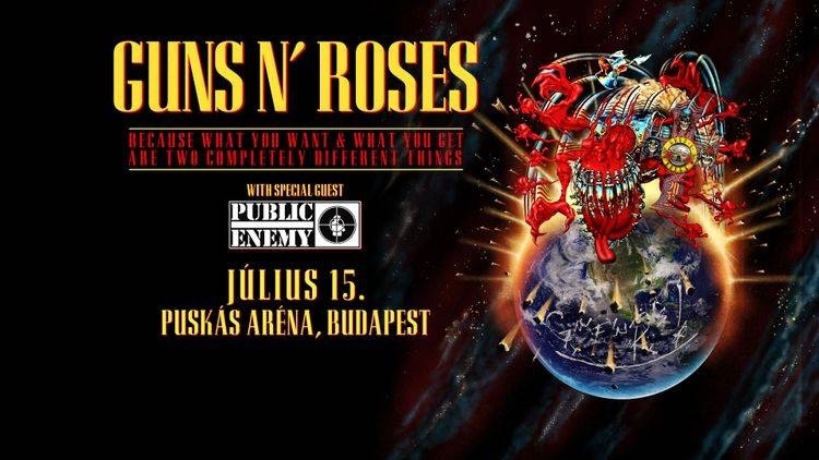Guns N Roses - Budapešť 15.7. státie pod pódiom