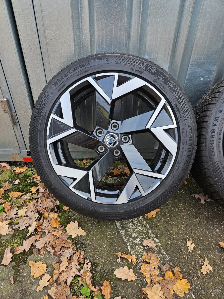 Zimní alu kola Trisuli 18" Škoda Superb 235/45 R18