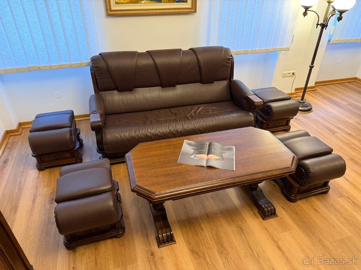 Dub masív koža originál