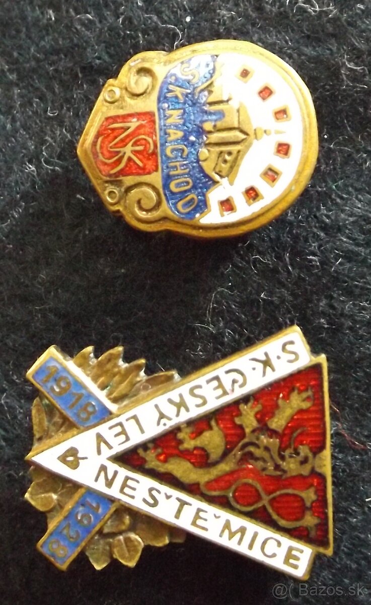 odznaky - prevážne šport, ale i iné druhy