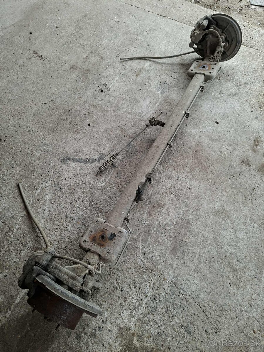 Zadná náprava R15 Boxer,Jumper,Ducato 2002-2006