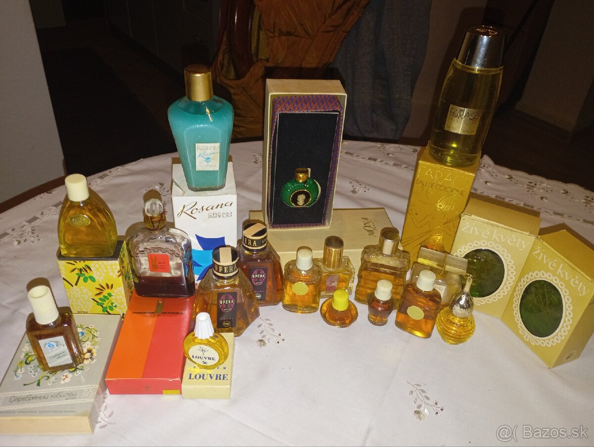 Retro, staré parfémy