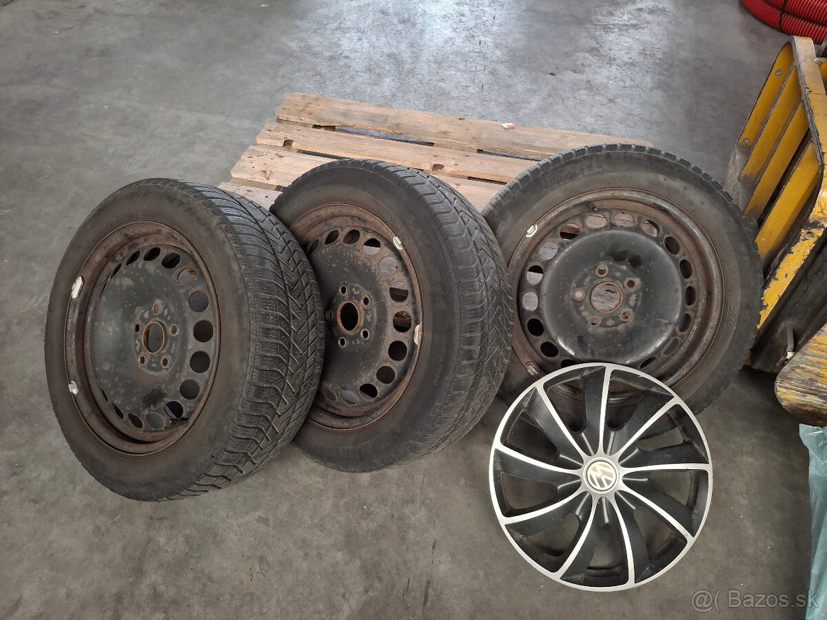 Pneu + disky, rezerva 205/55 R16