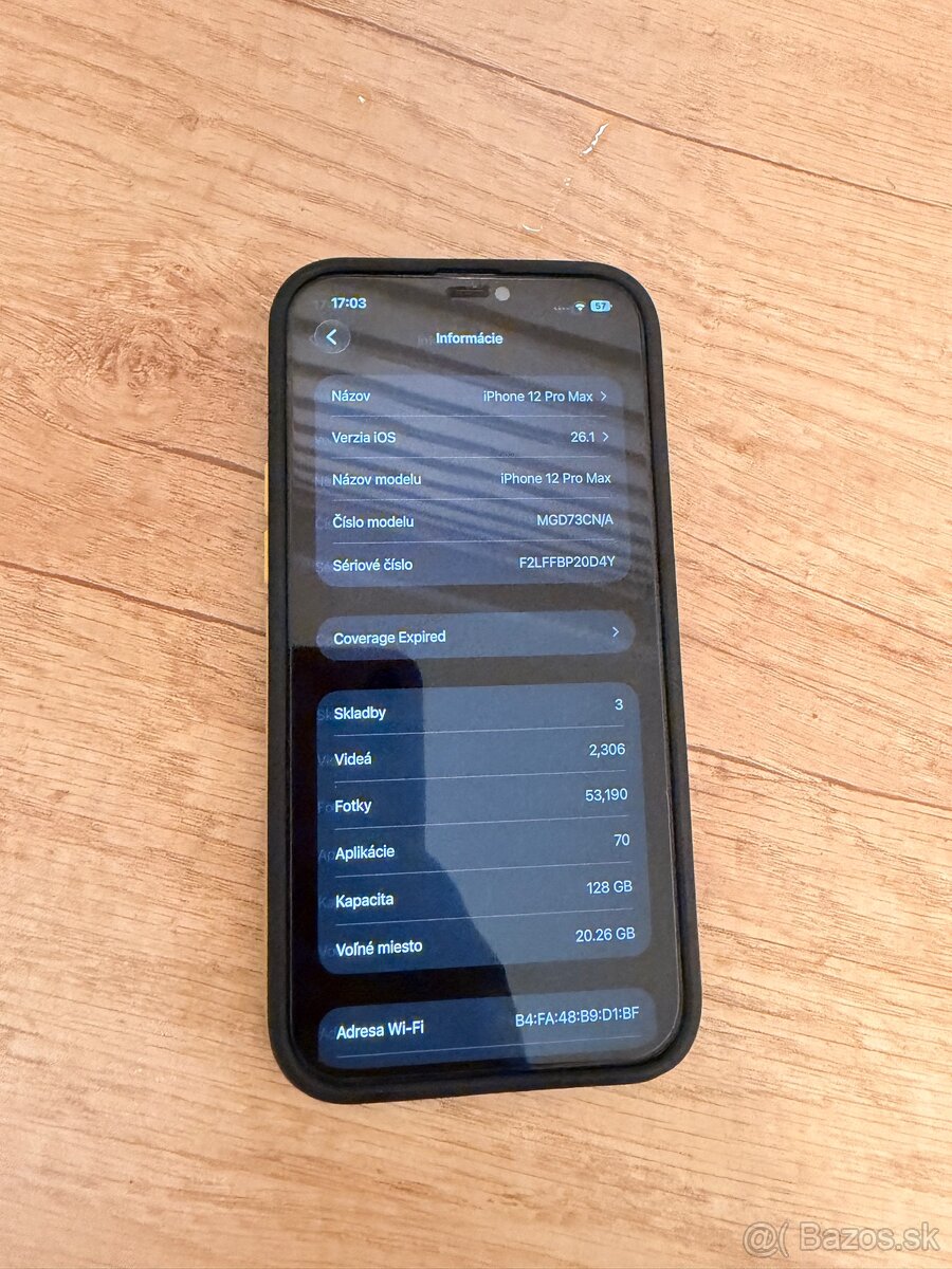 iPhone 12Pro Max...128GB...cena 270€