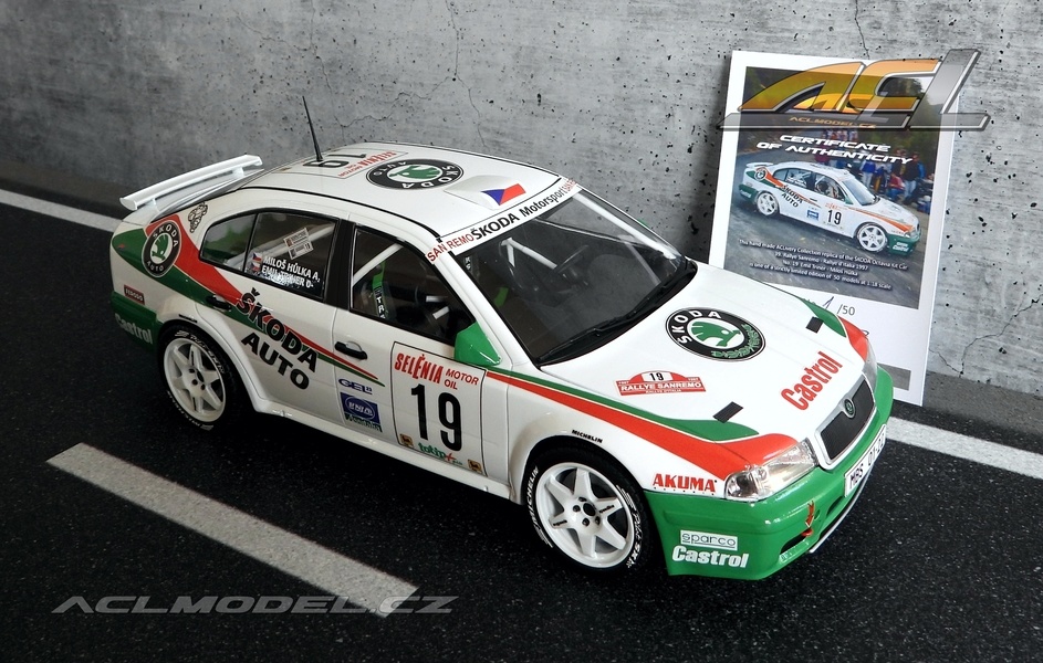 KÚPIM - Škoda Octavia Kit car Sanremo 1997 1:18