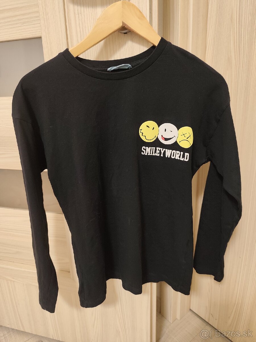 Chlapčenské tričko so smajlíkmi, veľ 152