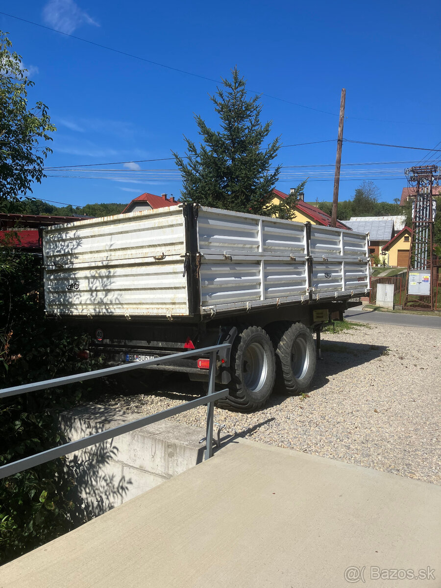 Vlečka, príves za traktor, tandem, sklápač