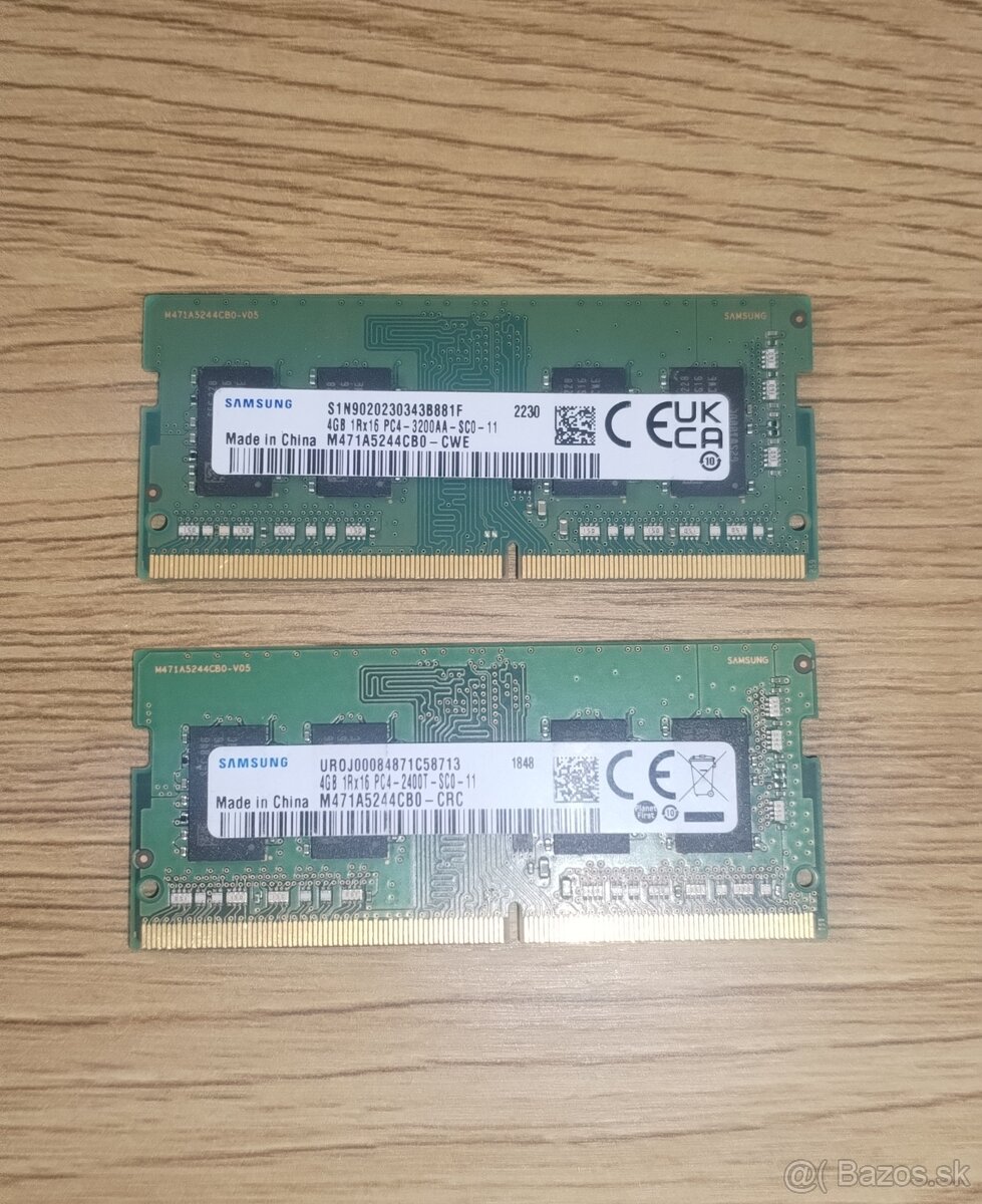 Notebook Ram DDR4 2x4GB