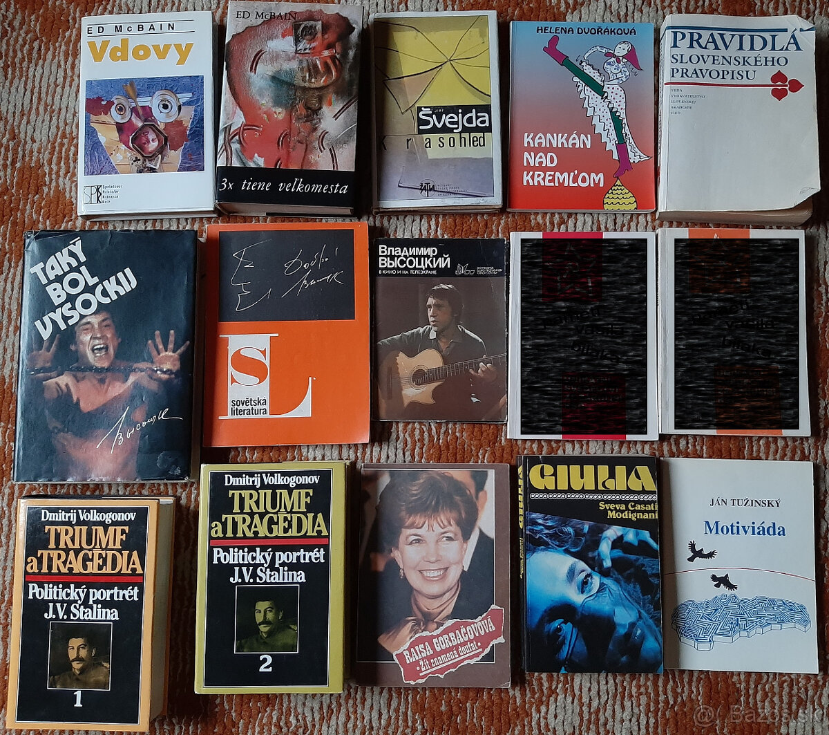 Predám knihy rôznych žánrov