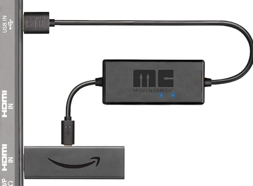 Mission USB Napájaci kábel pre Amazon Fire TV