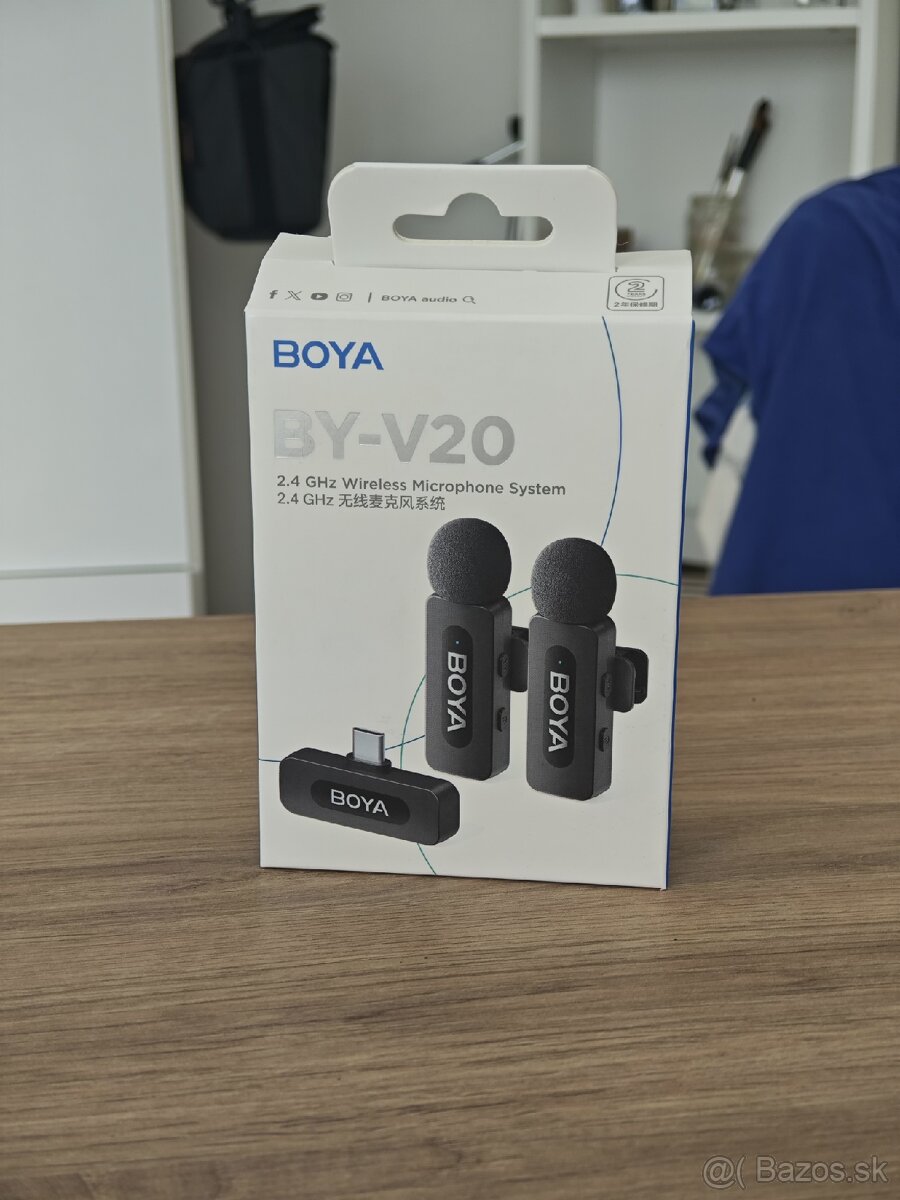 Nový mikrofón Boya BY-V20