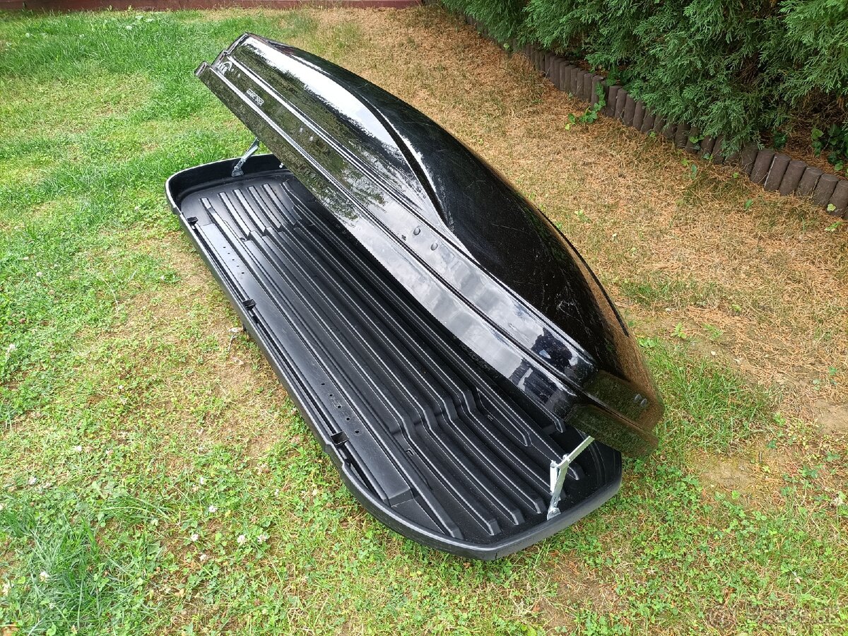 Strešný box - 185cm - čierny lesklý