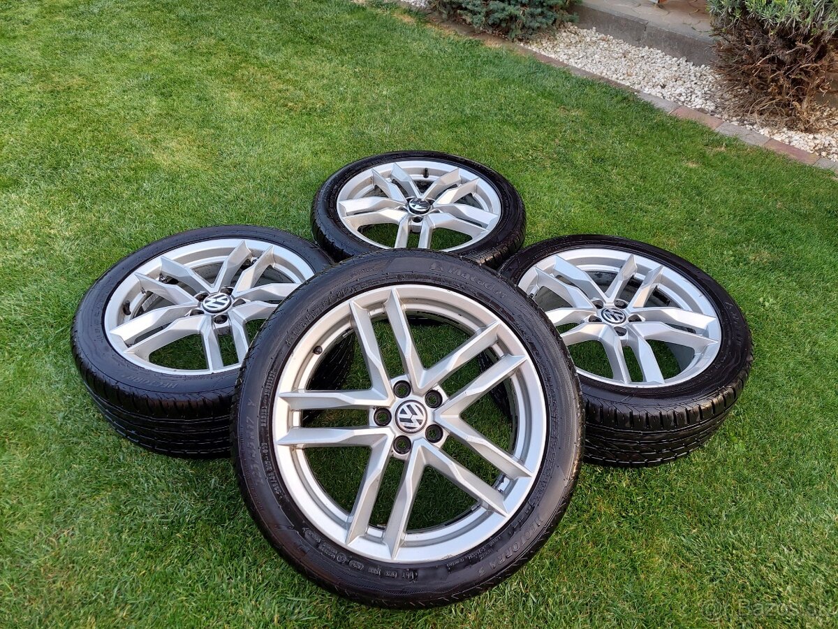 5x112 Alu Disky R17 Nove Letne Pneu.8mm.