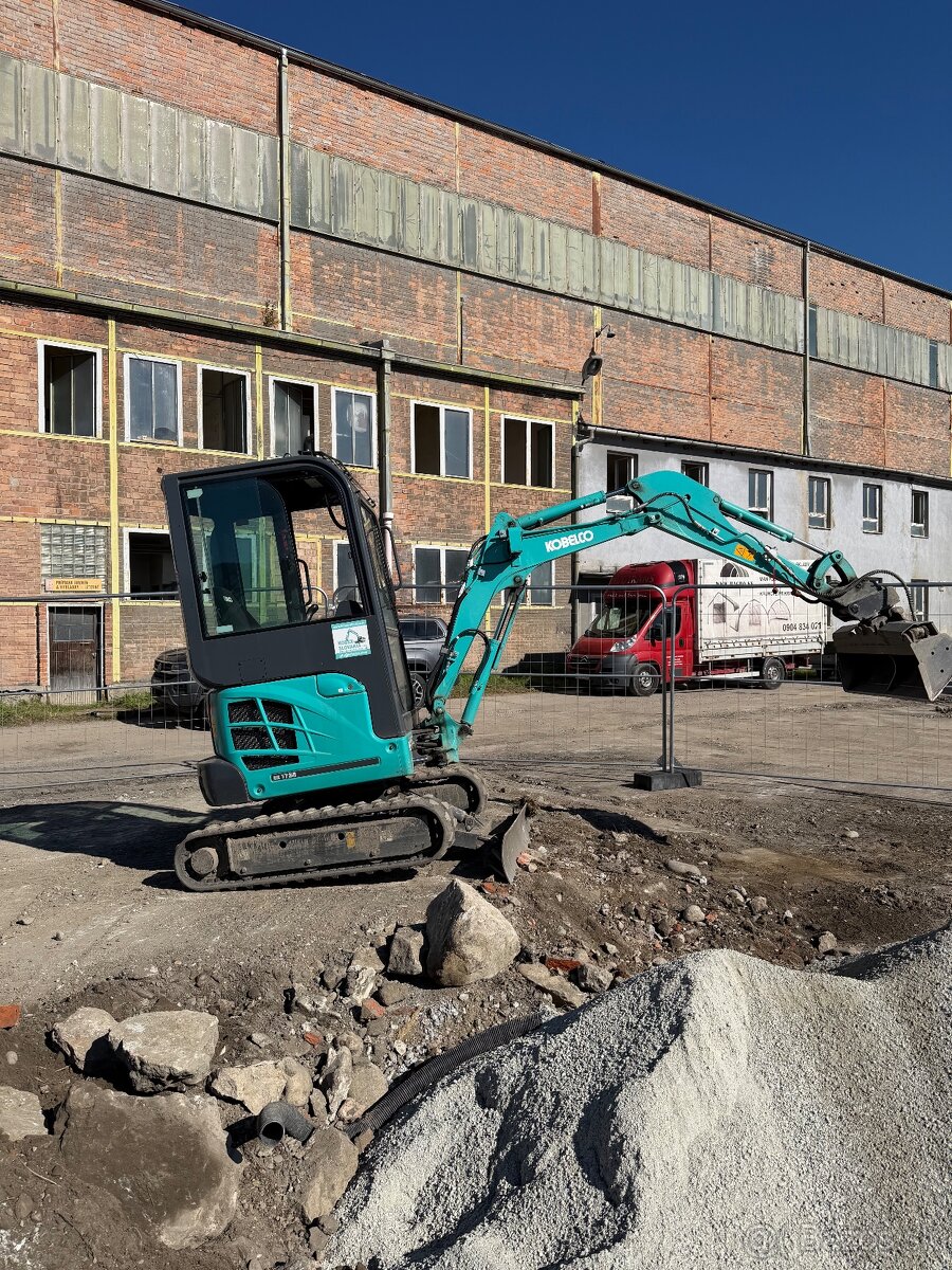 MINIBAGER 1.9t KOBELCO - PRENAJOM
