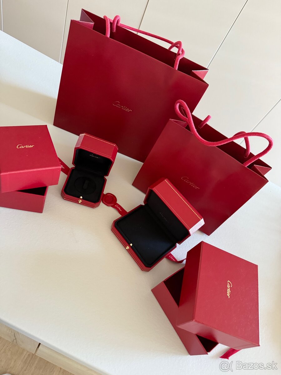 Cartier krabičky a tašky