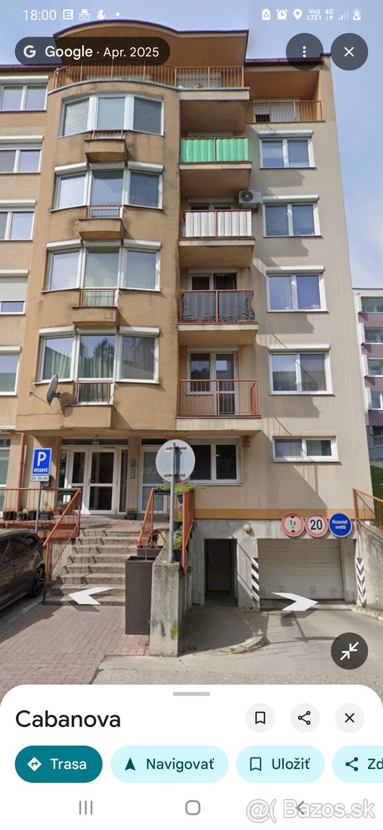 Dám do prenájmu garáž na Cabanovej v Dúbravke