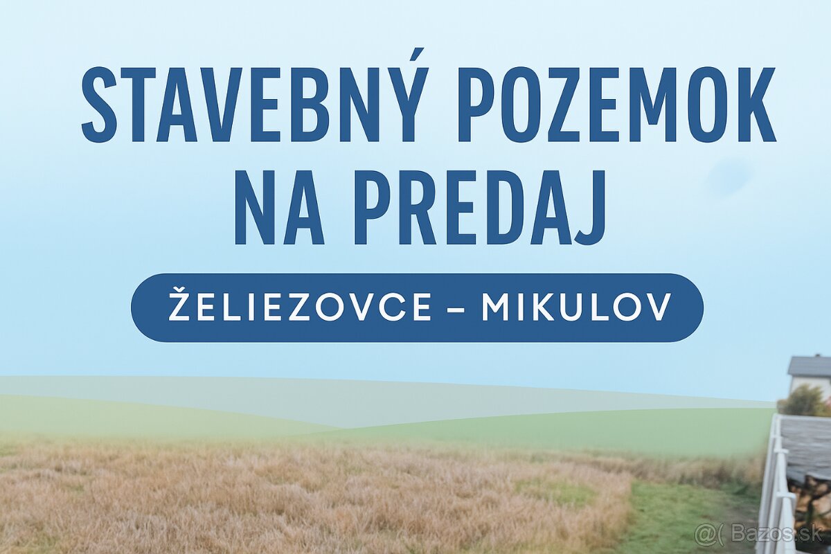 Dobré Reality – Stavebný pozemok 884 m² – Želiezovce