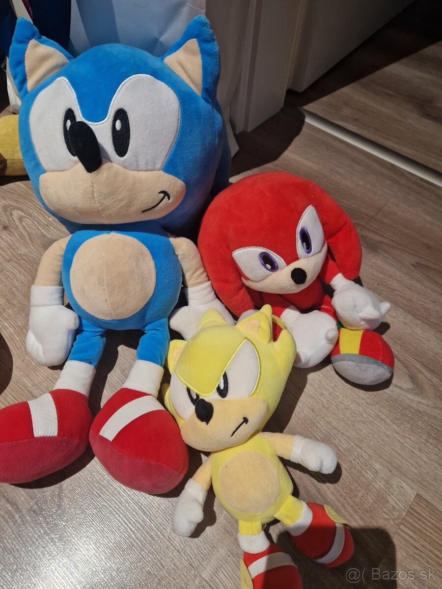 Sonic a Labkova patrola veľké plyšáky
