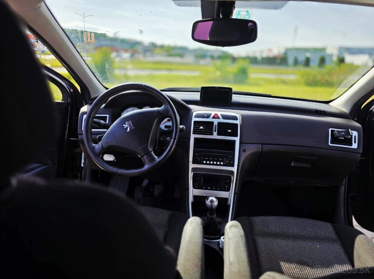 Peugeot 307, ročník 2008, motor 1.6 diesel ročna diaľničná