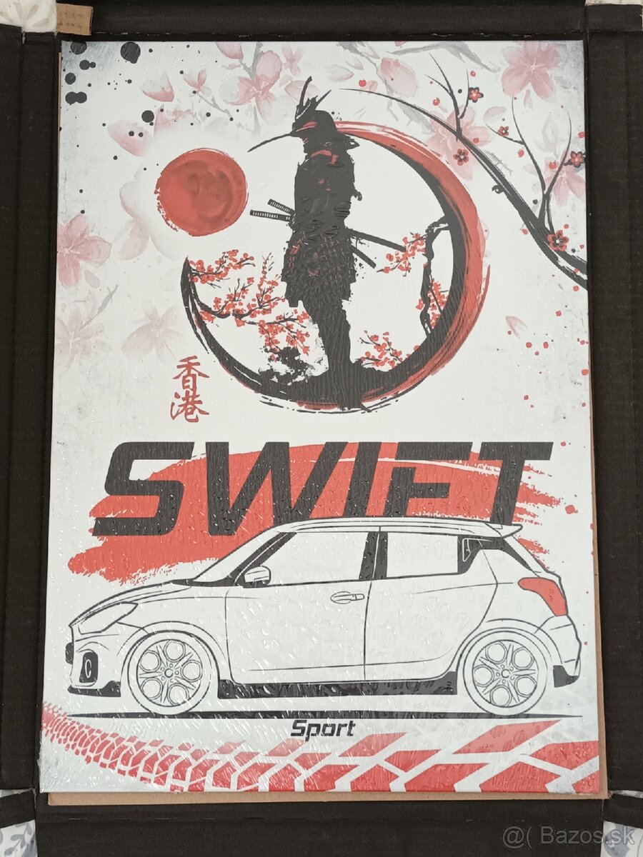 Suzuki swift Displate kovový poster