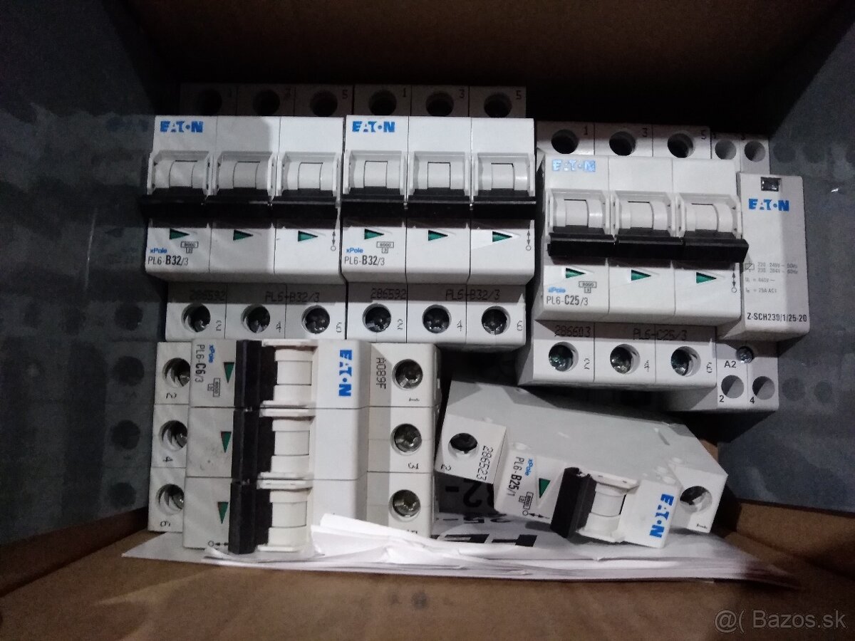 elektoinstalacny material Eaton a Bemko