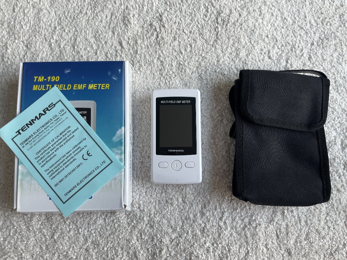 Merací prístroj elektromagnetického poľa - TENMARS TM 190