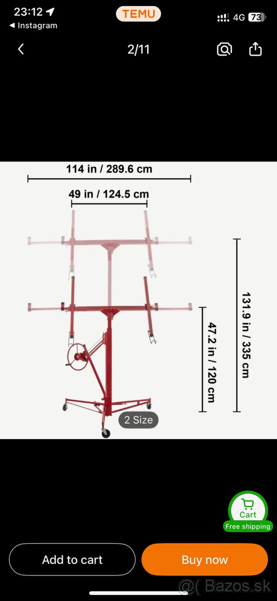 Prenajmem zdvihak na sadrokarton