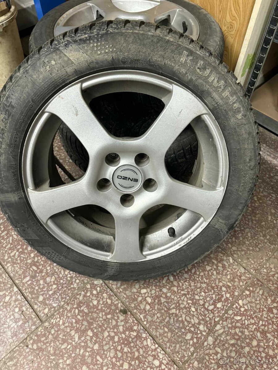 Predám alu disky ENZO 5×100 + zimné pneumatiky