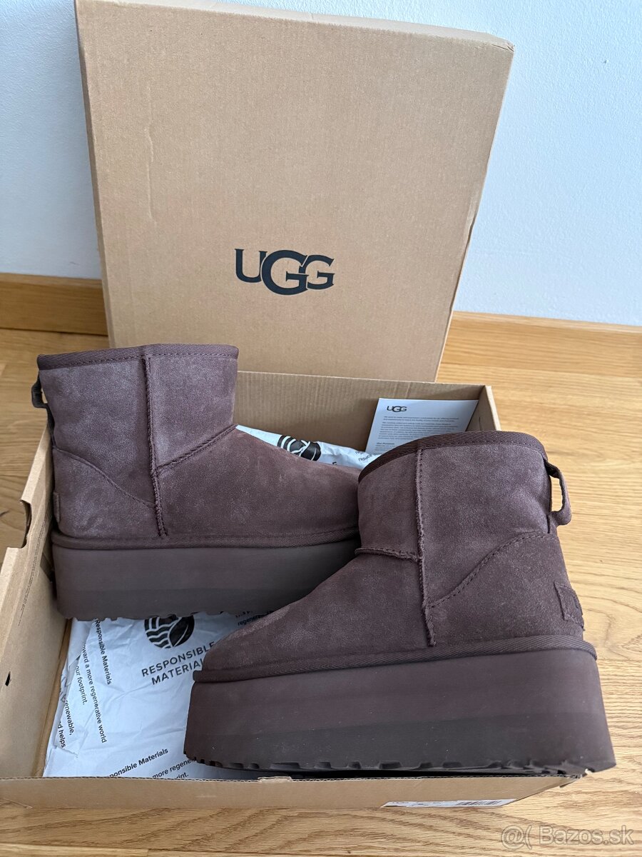 Ugg platform hnede 37