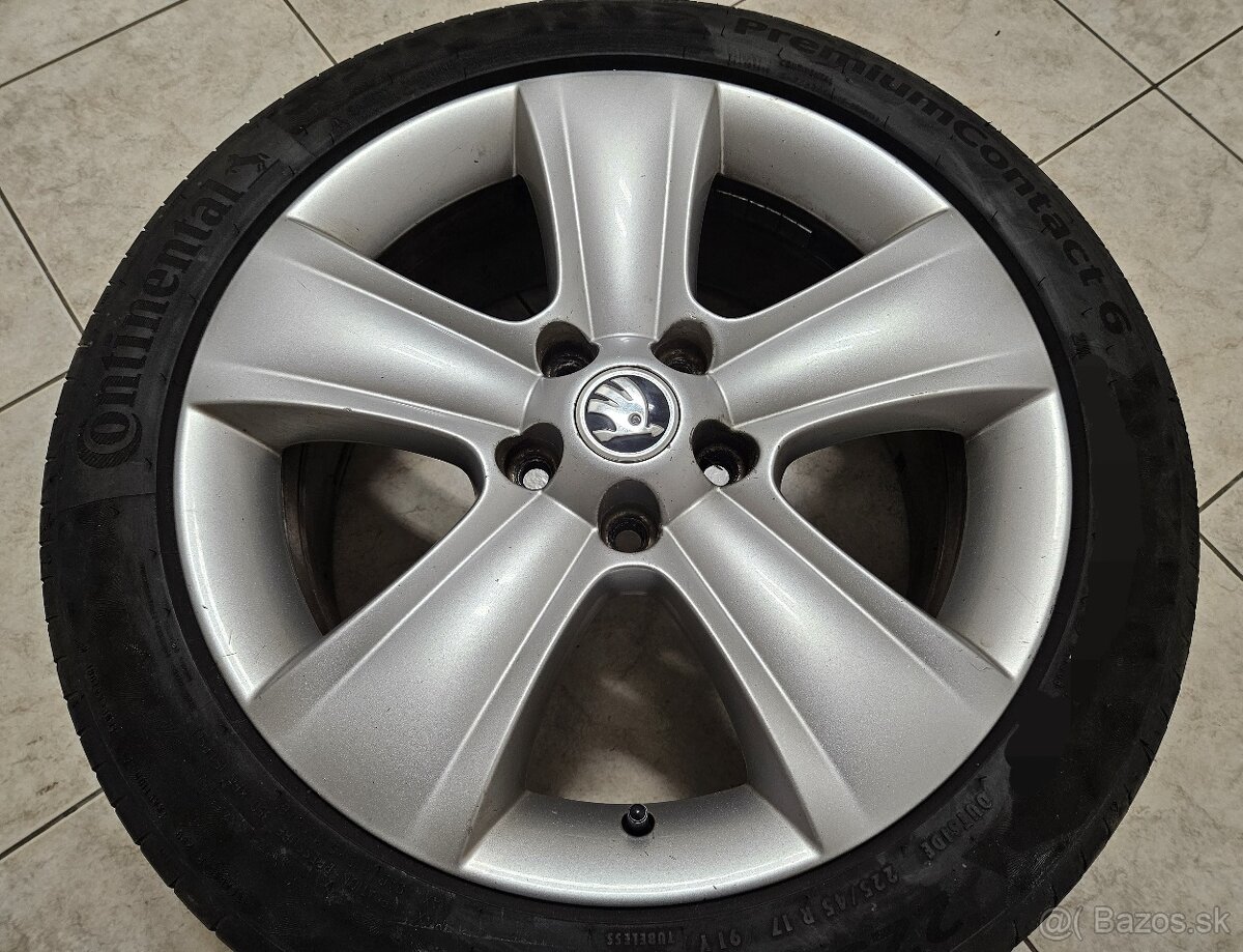 17" ŠKODA (5x112) + Continental