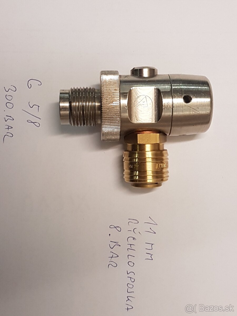 Regulator tlaku z 300bar na 8bar