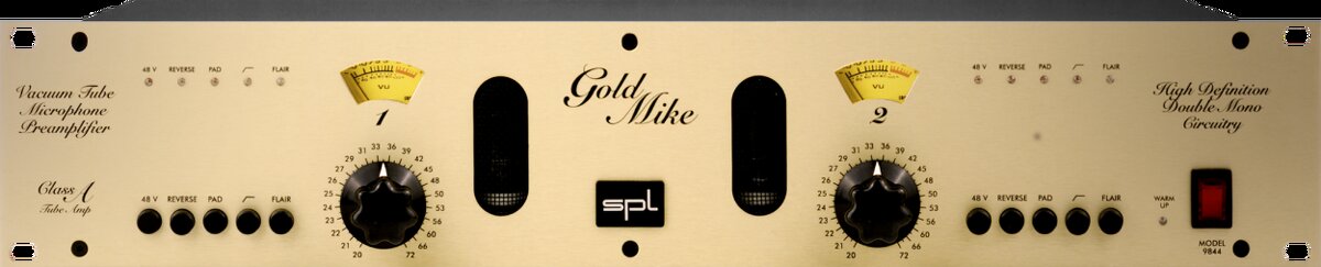 SPL GOLDMIKE 9844 mikrofónový lampový preamp