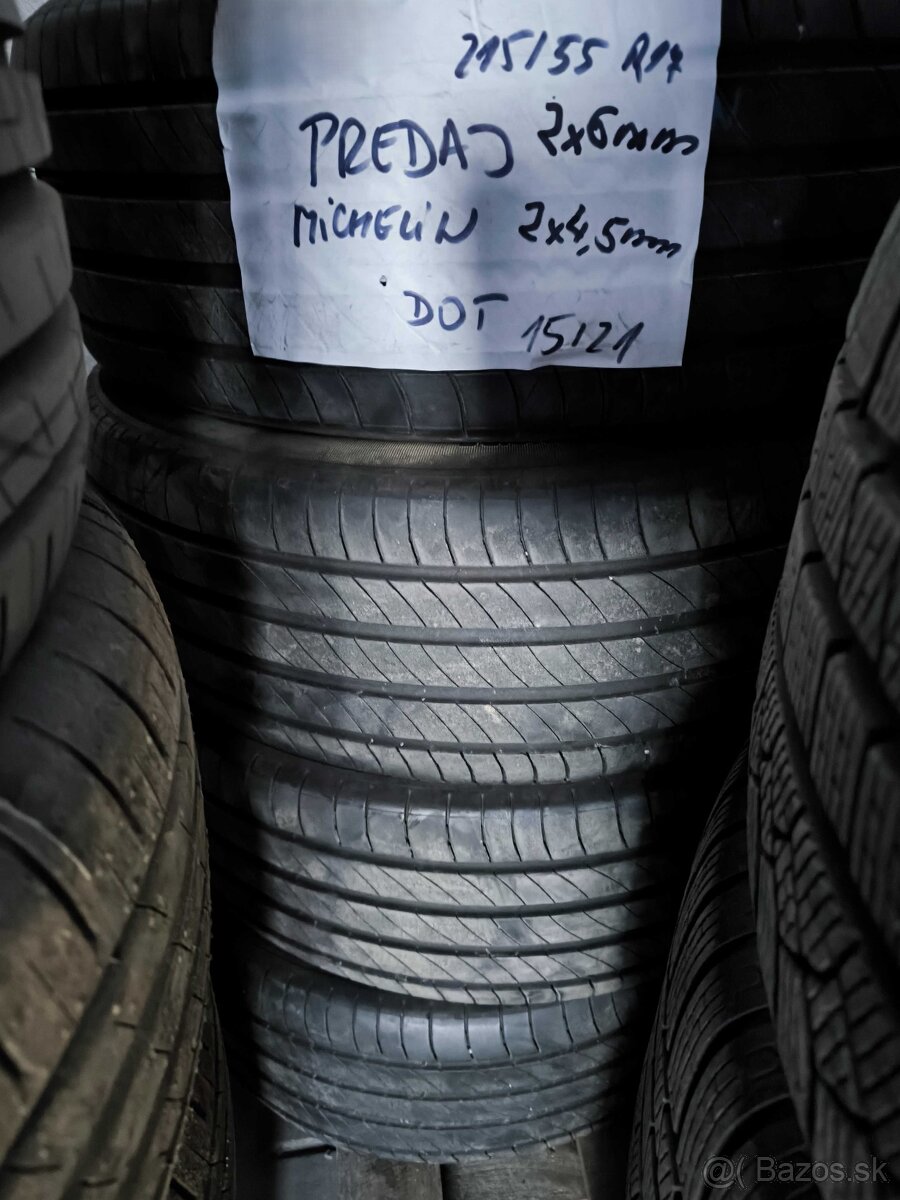 Letné pneumatiky Michelin Primacy 4 215/55 R17