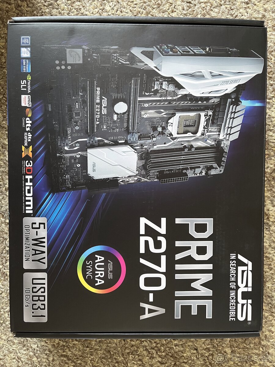 Asus Prime Z270-A + Intel i7 7700k