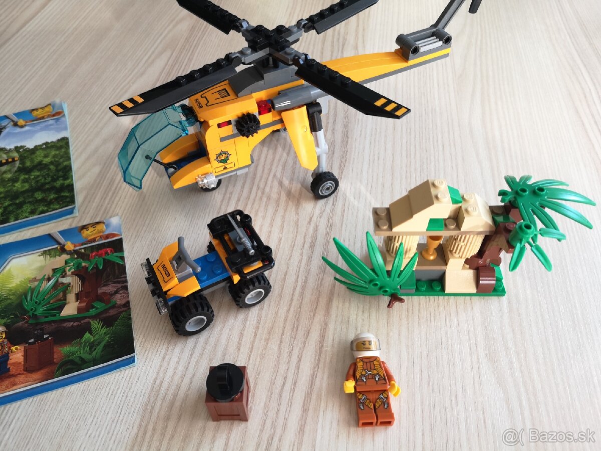 Lego City 60158 Nákladná helikoptéra do džungle