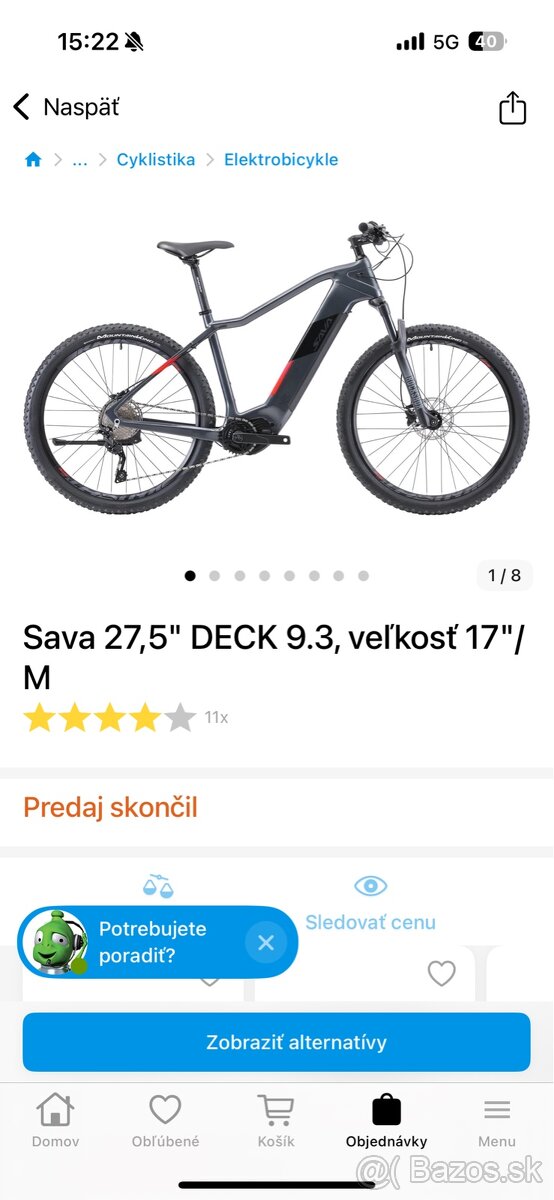 Sava 27,5" DECK 9.3, veľkosť 17"/M