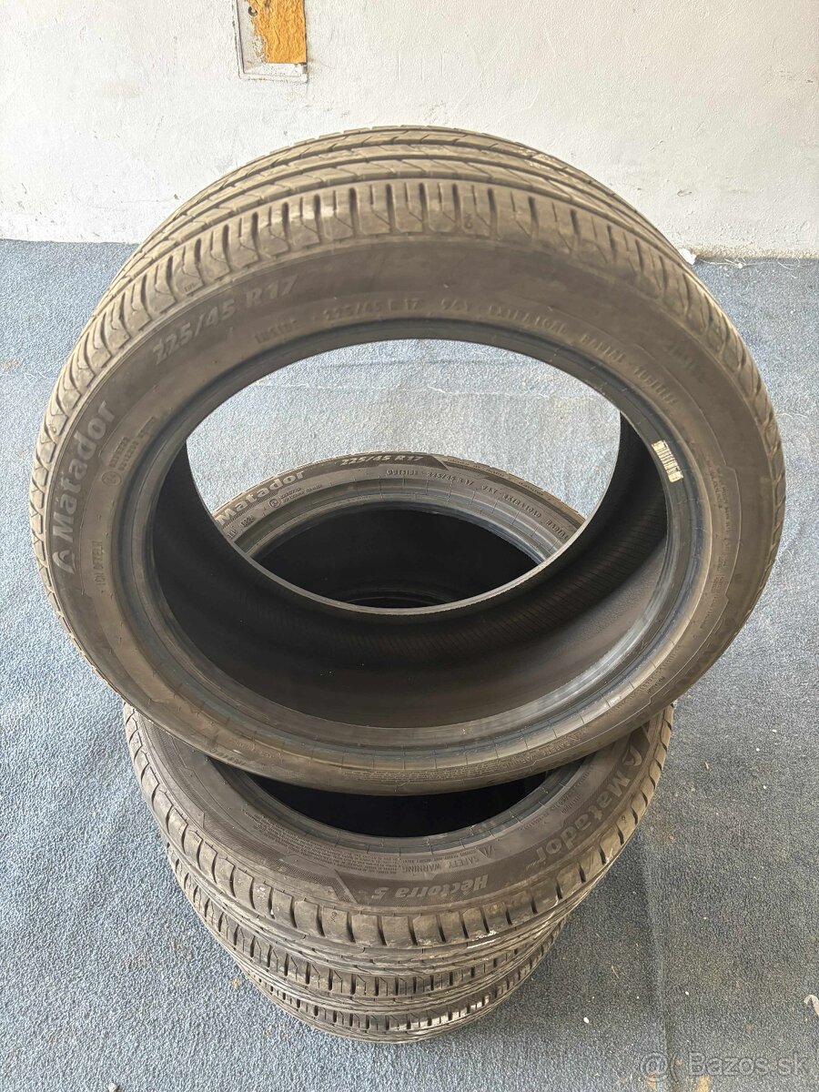 Letné pneumatiky 225/45 r17